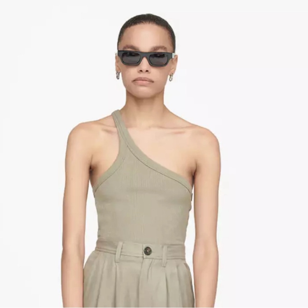 Anine Bing One Shoulder Ren Top L